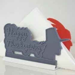 THANKSGIVING – HAPPY THANKSGIVING NAPKIN HOLDER