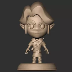 THE LEGEND OF ZELDA LINK WARRIOR CHIBI MODEL