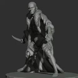 Thief with furcoat