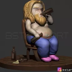 Thor Fat chibi version - Avenger 4 - ENDGAME - from Marvel