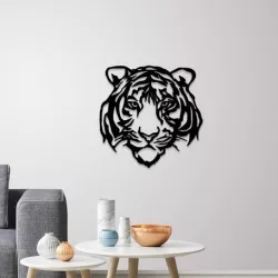 Tiger face wall decoration