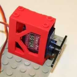 Tower Pro SG92R Servo Brick, Side Mount