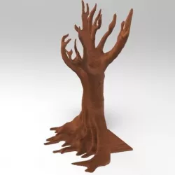 Tree book end
