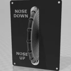 trim wheel for flight simulator