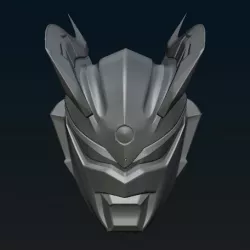 Ultraman Zero 3d mask