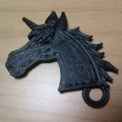 Unicorn keychain