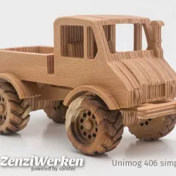 Unimog 406 simplified cnc/laser