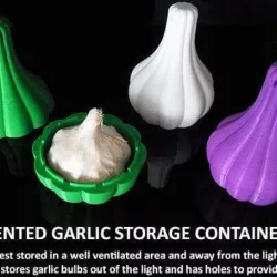 Vented Garlic Storage Container