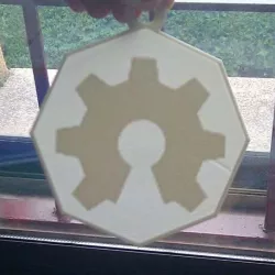 [With polygonal frame] Customizable Lithophane