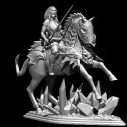 woman with horse