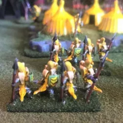 15mm Banana Knight Spears / Pike Wargames Figures - HotT