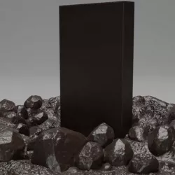 2001 A Space Odyssey - Monolith scene