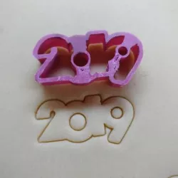 2019 cookie cutter for New Year