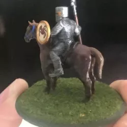 28mm Knight of Serbia Miniature - Zombie Hunter