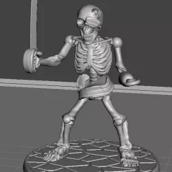 28mm Skeleton Warrior Pirate Cutlass