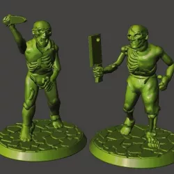 28mm Undead Armed Zombies
