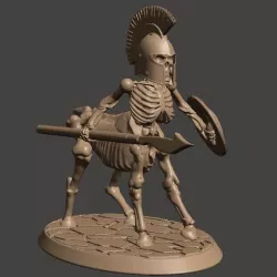 28mm - Undead Skeleton Centaur Miniature