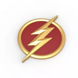 3D printable Flash emblem