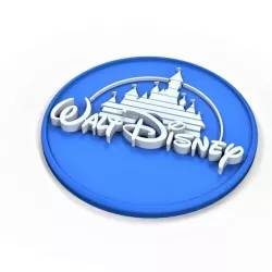 3D printable Walt Disney logo