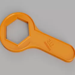 55mm plumbing spanner for 2" cistern pipe