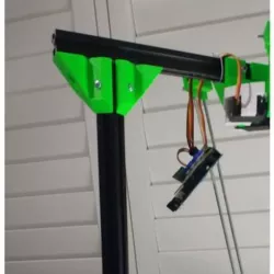 90 and 45 Degrees Aluminum Extrusion Joint