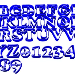 ABC + NUM 2CM Cooper Cookie cutter