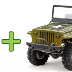 Absima Crawler CR2.4 Sand RTR + additonal JEEP Body - Body Post