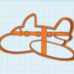 AIRCRAFT COOKIE CUTTER AIRPLANE