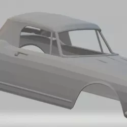 Alfa Romeo Guilietta Spider Printable Body Car