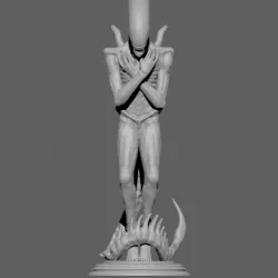 Alien statue