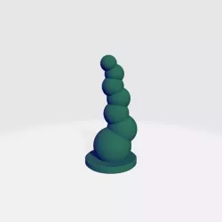 Anal Dildo BEADS BIG Butt Plug sex toy for women and gay men