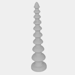 Anal toy- herringbone shape!