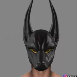 Anubis - Anpu - ancient Egyptian god Mask