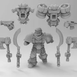 Assault Marine Builder Berserker, Tzaangors, Blade Cabal