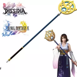 Baculo Yuna de final fantasy X y Dissidia final fnatasy NT