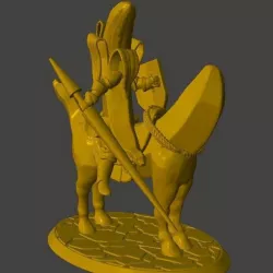 Banana Knight - Mounted Horse Bananas