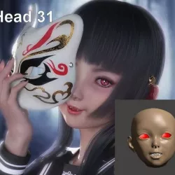 BJD 1/3 75MM HEAD 31 - by SPARX