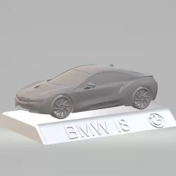 BMW i8  3D CAR MODEL HIGH QUALITY 3D PRINTING STL FILE