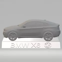 Bmw X6 3D CAR MODEL HIGH QUALITY 3D PRINTING STL FILE