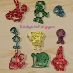 Bob Sponge 9 cookie cuter