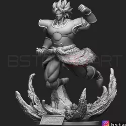 Broly super Saiyan version 02 from Broly movie 2019