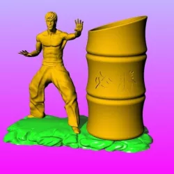 Bruce Lee Victory Pen Holder