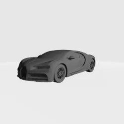 Bugatti Chiron  3D CAR MODEL 3D PRINTABLE STL FILE