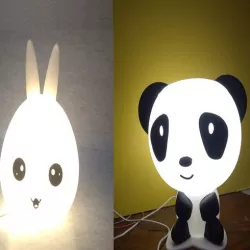 Bunny head & Panda light lamp Offer