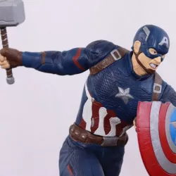 Captain America with Mjolnir from Avengers Endgame