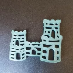 Castle keychain