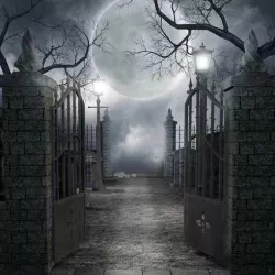Cemetery Scene