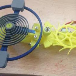 Clock escapement movement