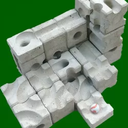 concrete marble run (STL files - advanced set)
