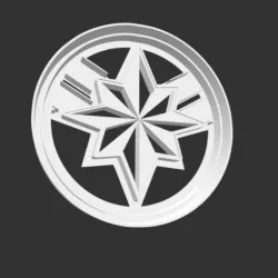 COOKIE CUTTER - CAPTAIN MARBEL (LOGO).